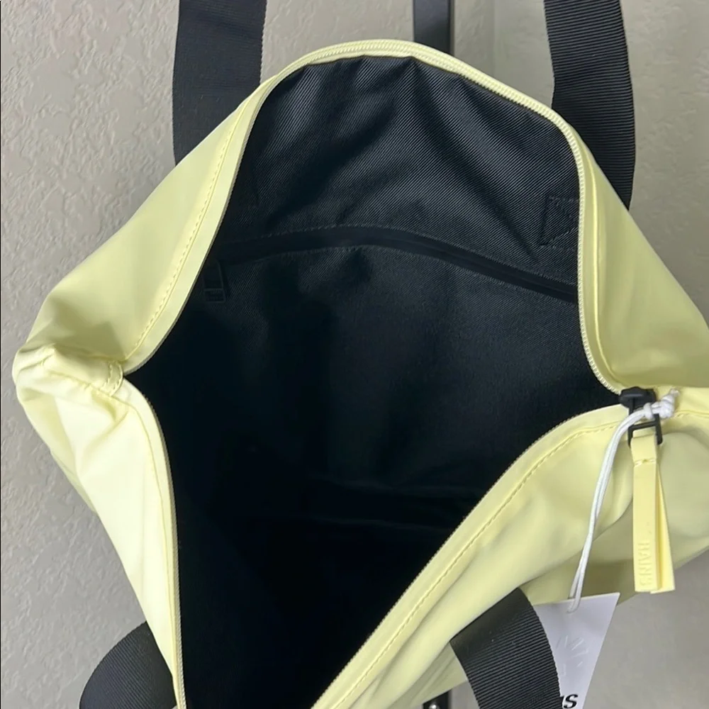 Rains Yellow Tote Bag Rush waterproof
